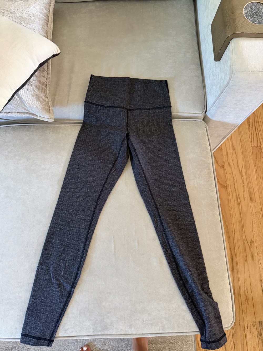 lululemon athletica Heathered Charcoal High-Waist Leggings